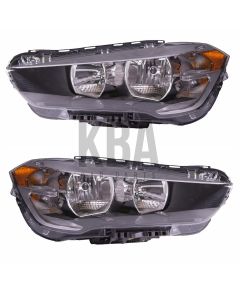 Fits Bmw X1 F48 2015-2022 Headlight Headlamp Front Pair Right Left O/S N/S