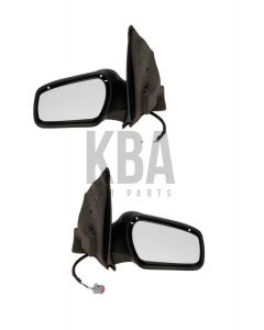 Ford Fiesta Mk5 2005-2008 Primed Electric Door Wing Mirror Pair Right & Left