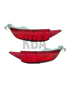 Ford Fiesta Mk7 2013-2017 Rear Bumper Fog Light Lamp & Reflector Pair Right Left O/S N/S