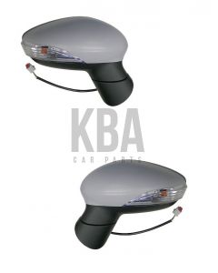 Fiesta 2008-2012 Electric Power Folding Door Wing Mirror Both Pair Set Rh Lh