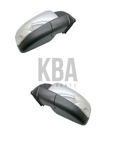 Ford Ranger Pick Up 2011- Power Folding Electric Door Wing Mirror Chrome Pair