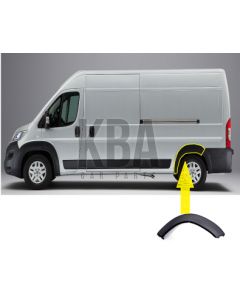 Fiat Ducato Citroen Relay Peugeot Boxer 2006-2020 Rear Wheel Arch Protective Moulding Fender Trim Lh