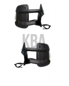 Fiat Ducato & Citroen Relay & Peugeot Boxer 2006-2021 Door Wing Mirror Electric Heated Long Arm Pair O/S N/S