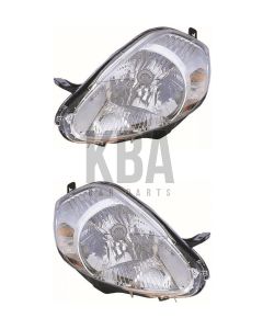 Fiat Grande Punto 2008-2010 Headlight Headlamp Pair Right Left