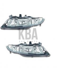 Honda Civic 2005-2012 Headlight Headlamp Pair Both Right Left