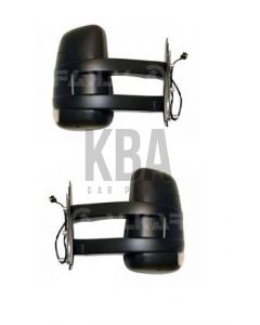 Iveco Daily 2014-2019 Long Arm Electric Door Wing Mirror Pair Both