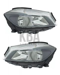 Fits Mercedes A Class 2012-2018 Front Headlights Headlamps Pair Right Left