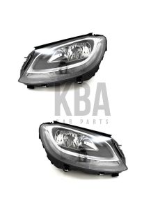 Mercedes C Class W205 2014-2018 Headlight Headlamp Pair Right Left