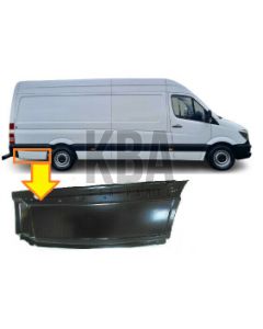 Mercedes Sprinter & Vw Crafter Lwb 2006-2017 Repairing Panel Lower Body Moulding Driver Side Off