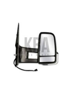 Mercedes Sprinter & Vw Crafter 2006-2017 Long Arm Manual Door Wing Mirror Driver Side Off Side Rh