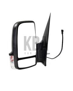 Mercedes Sprinter & Vw Crafter 2006-2017 Short Arm Electric Door Wing Mirror Passenger Near Left Side