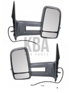Mercedes Sprinter Van 2018- Manual Long Arm Door Wing Mirror Pair Right Left