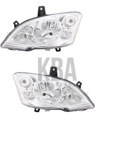 Mercedes Vito Viano 2010-2015 Headlight Headlamp Pair Right Left O/S N/S