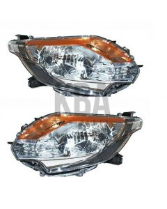   Mitsubishi L200 2015-2019 Headlight Headlamp Pair Right Left O/s N/s