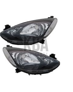 Mazda 2 2007-2015 Headlight Headlamp Pair Set O/S N/S