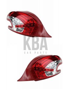  Peugeot 208 2012-2015 Rear Light Tail Lamp Pair Right & Left