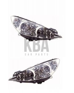 Peugeot Rcz 2010-2013 2007-2011 Headlight Headlamp Pair Right Left