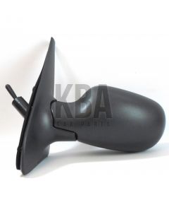 Renault Clio 1998-2004 Manual Black Door Wing Mirror Driver Rh Side