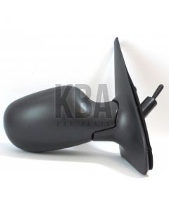 Renault Clio 1998-2004 Manual Black Door Wing Mirror Driver Rh Side