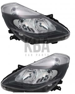 Renault Clio 2009-2012 Headlight Headlamp Pair Set Right & Left