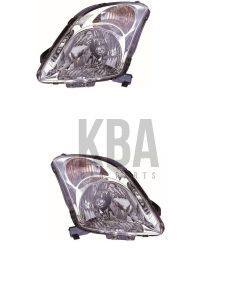 Suzuki Swift 2005-2011 Headlight Headlamp 1 Pair Right Left