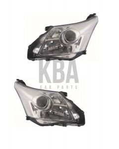 Toyota Avensis 2008-2012 Headlight Headlamp Pair Set O/S N/S Right Left
