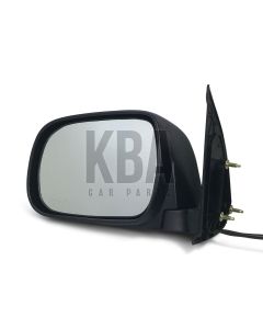 Toyota Hilux Mk6 2005-2011 Electric Door Wing Mirror Black Lh Left N/S Near Sid