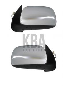 Toyota Hilux Mk6 2005-2011 Electric Door Wing Mirror Chrome Pair Right Left