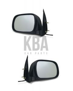 Toyota Hilux Mk6 2005-2011 Electric Door Wing Mirror Black Pair Right Left R+L