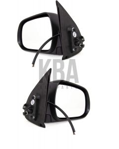  Toyota Hilux 2012-2016 Black Electric Door Wing Mirror Pair Right Left R+L