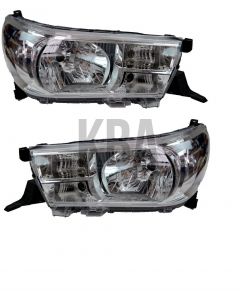 Toyota Hilux Revo 2015- On Headlight Headlamp Pair Set O/S N/S Right Left