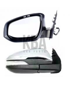 Toyota Hilux 2016-2024 Chrome Power Folding Door Wing Mirror Lh Left Side N/S