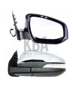 Toyota Hilux 2016- 2024 Chrome Power Folding Door Wing Mirror Driver Side Off