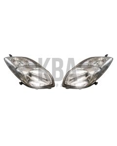 Toyota Yaris 2005-2008 Headlight Headlamp Right Left O/S N/S Set