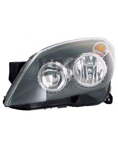 Vauxhall Astra Mk5 2004-2009 Black Headlight Headlamp Passenger Left Side