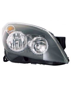 Vauxhall Astra Mk5 2004-2009 Black Headlight Headlamp Driver Right Side Rh