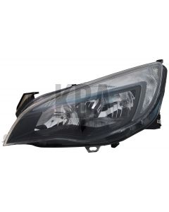 Vauxhall Astra 2009-2012 Black Headlight Headlamp Passenger Left Lh Side