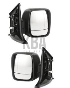 Vauxhall Vivaro Renault Trafic Nv300 2014-2019 Electric Black Door Wing Mirror Pair Right Left 