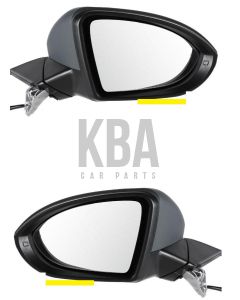 Vw Golf MK7 2013-2017 Door Wing Mirror Electric Pair Right & Left O/s N/s