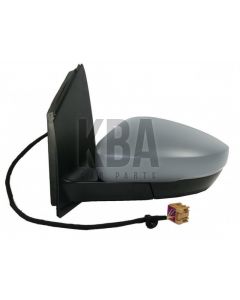 Vw Polo Mk6 2009-2015 Door Mirror Electric Primed N/S Passenger Side Left