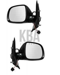 Vw Transporter Caravelle Electric Door Wing Mirror Both Sides Right & Left Set