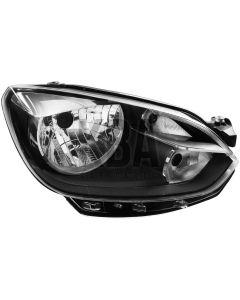 Vw Up 2012-2016 Black Headlight Headlamp Rh Right Driver Side Off Side