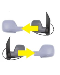 Onwards Primed Cover Door Wing Mirror Pair Right & Left