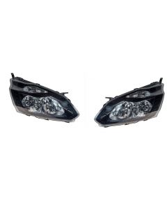 Ford Transit Custom 2012-2019 Headlight Headlamp lBlack  Pair RIght Left 