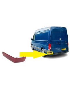 Vw Crafter 2017-2025 Rear BUMPER CORNER REFLECTOR LH LEFT SIDE NEAR SIDE