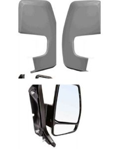  Ford Transit Custome 2013- DOOR WING MIRROR COVER  PRIMED PAIR RIGHT LEFT 