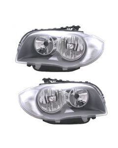 Bmw 1 Series 2004-2011 Headlight Headlamp Pair Right Left