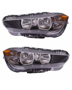 Fits Bmw X1 F48 2015-2022 Headlight Headlamp Front Pair Right Left O/S N/S