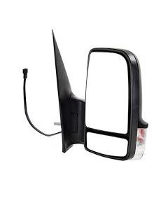 Mercedes Sprinter & Vw Crafter 2006-2017 Short Arm Manual Door Wing Mirror Passenger Near Left Side