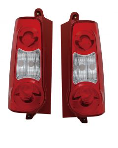 Peugeot Partner & Citroen Berlingo 2008-2012 2 Door Rear Light Tail Back Lamp Pair Set O/S N/S